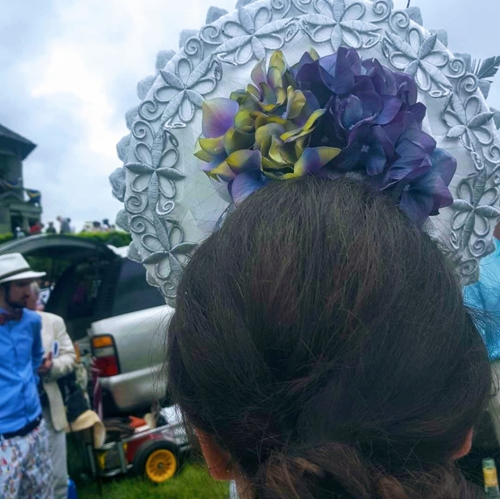 Percher Headpiece KY Derby Ascot Hat Fascinator - Picture 2 of 5